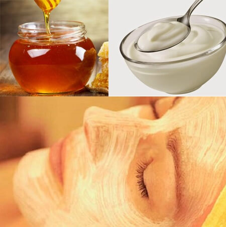 trị tàn nhang bằng sữa chua kết hợp mật ong